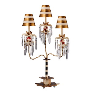 Birdland - 1 Light Buffet Table Lamp In Traditional Style-33 Inches Tall and 20 Inches Wide