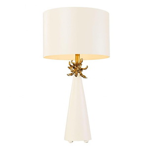 Flambeau - 1 Light Buffet Table Lamp In Eclectic Style-30.5 Inches Tall and 15 Inches Wide