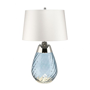 Lena - 2 Light Small Table Lamp-24 Inches Tall and 13.75 Inches Wide
