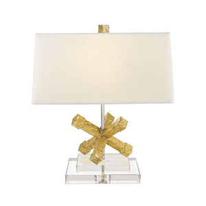 Jackson Square - 1 Light Accent Lamp In Traditional Style-18 Inches Tall and 17 Inches Wide