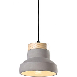 Industrial Collection-1 Light 60 Watt Pendant-8 Inch Wide and 7 Inch Tall - 1227515