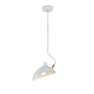Droid-1 Light 60 Watt Pendant-10 Inch Wide and 14 Inch Tall - 885624