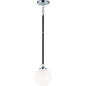 Particles-1 Light 40 Watt Pendant-6 Inch Wide and 8 Inch Tall