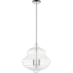 Whirl-3 Light 40 Watt Pendant-16 Inch Wide and 16 Inch Tall - 1227311