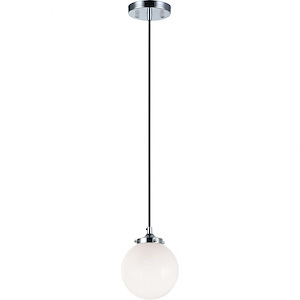 The Bougie-1 Light 40 Watt Chandelier-6 Inch Wide and 8 Inch Tall - 885862
