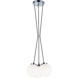 The Bougie-3 Light 40 Watt Pendant-13 Inch Wide and 8 Inch Tall