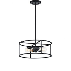 Candid-2 Light 60 Watt Pendant-15 Inch Wide and 6 Inch Tall