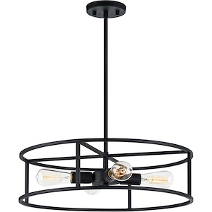 Candid-4 Light 60 Watt Pendant-18 Inch Wide and 6 Inch Tall - 1227121