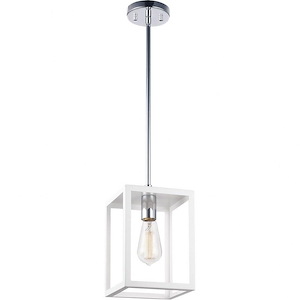 Flare-1 Light 60 Watt Pendant-7 Inch Wide and 10 Inch Tall