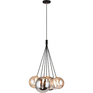 Magma-7 Light Chandelier-19 Inch Wide and 32 Inch Tall