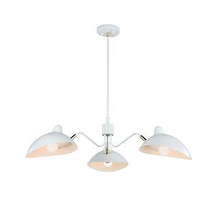 Droid-3 Light 60 Watt Pendant-34 Inch Wide and 9 Inch Tall - 1161371