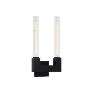 Odelle-2 Light 40 Watt Wall Sconce-8.375 Inch Wide and 16 Inch Tall - 1161281
