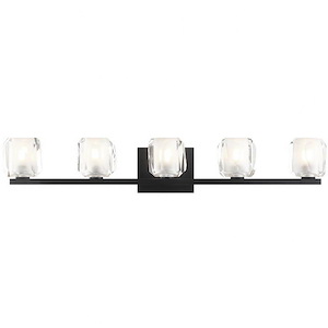 Carleton-5 Light 40 Watt Wall Sconce-32.125 Inch Wide and 5.5 Inch Tall