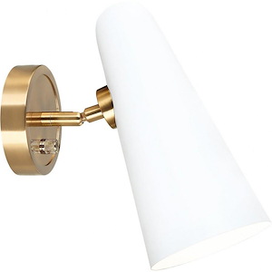 Blink-1 Light 60 Watt Wall Sconce-5 Inch Wide and 11 Inch Tall