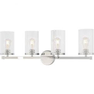 Liberty-4 Light 60 Watt Wall Sconce-32 Inch Wide and 12 Inch Tall
