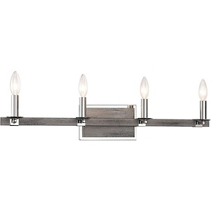 Cordove-4 Light 60 Watt Wall Sconce-28 Inch Wide and 6 Inch Tall