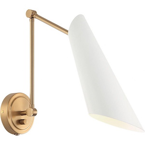 Butera-1 Light Wall Sconce-4 Inch Wide and 14 Inch Tall