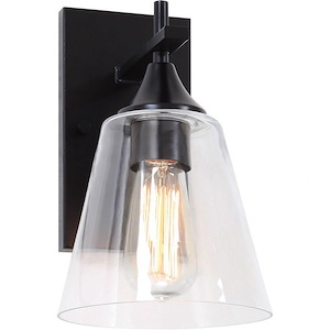 Hollis-1 Light 60 Watt Wall Sconce-7 Inch Wide and 11 Inch Tall - 1008707