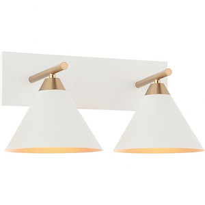 Bliss-2 Light Wall Sconce-17.75 Inch Wide and 8.875 Inch Tall