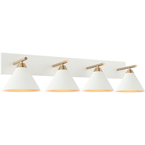 Bliss-4 Light Wall Sconce-37.375 Inch Wide and 8.875 Inch Tall - 1161532