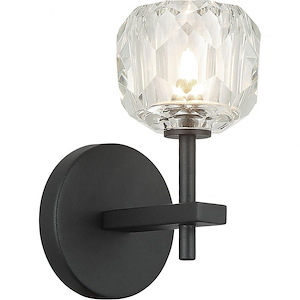 Rosa-1 Light 40 Watt Wall Sconce-5 Inch Wide and 9 Inch Tall