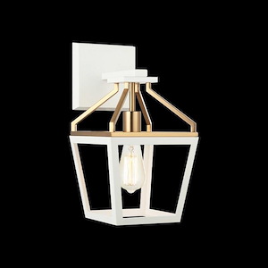 Mavonshire-1 Light 60 Watt Wall Sconce-8 Inch Wide and 14.75 Inch Tall