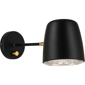 Luca-1 Light 60 Watt Wall Sconce-6 Inch Wide and 6 Inch Tall