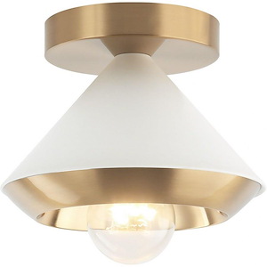 Velax-1 Light 60 Watt Ceiling Mount-6.5 Inch Wide and 5 Inch Tall