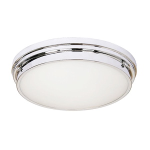 Fresh Colonial-2 Light 60 Watt Ceiling Mount-14 Inch Wide and 5 Inch Tall