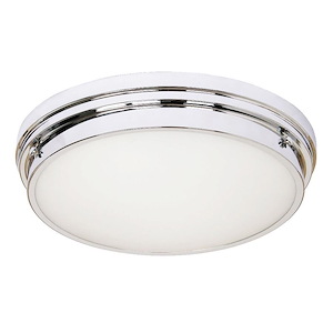 Fresh Colonial-3 Light 60 Watt Ceiling Mount-17 Inch Wide and 5 Inch Tall - 885644