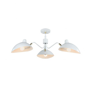Droid-3 Light 60 Watt Ceiling Mount-34 Inch Wide and 9 Inch Tall