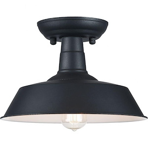 Scacchi-1 Light 60 Watt Ceiling Mount-11 Inch Wide and 8 Inch Tall