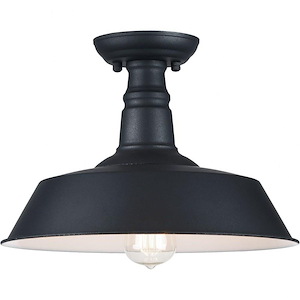 Scacchi-1 Light 60 Watt Ceiling Mount-14 Inch Wide and 10 Inch Tall