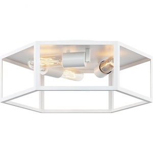 Creed-3 Light 10 Watt LED Ceiling Mount-14 Inch Wide and 4.5 Inch Tall - 1161326