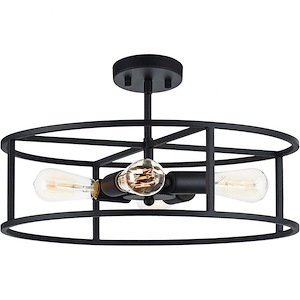 Candid-4 Light 60 Watt Ceiling Mount-18 Inch Wide and 6 Inch Tall - 1227173