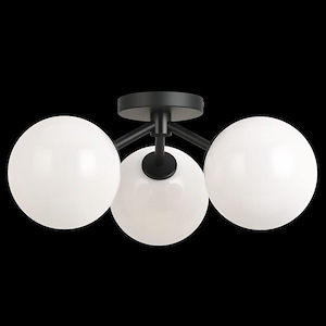Novo-3 Light Ceiling Mount-15 Inch Wide and 15 Inch Tall