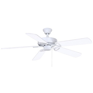 America 5-Blade 52 Inch Ceiling Fan Made in USA In Contemporary and Transitional Style - 1152758