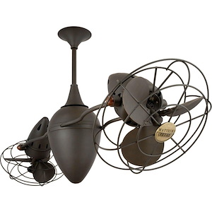 Ar Ruthiane - 6 Blade Ceiling Fan In Contemporary and Transitional Style-12 Inches Tall and 46 Inches Wide - 1147461