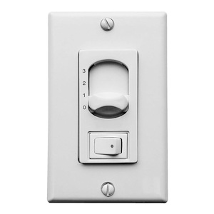 Atlas - Decora-Style 3 Speed Control for Wall Fans In Contemporary and Transitional Style- Inches Tall