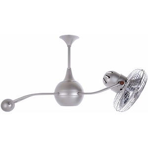 Brisa 2000 3-Blade Damp Rated Ceiling Fan In Contemporary and Transitional Style-7 Inches Tall and 39 Inches Wide
