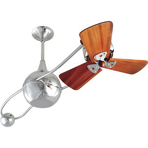 Brisa 2000 3-Blade Damp Rated Ceiling Fan In Contemporary and Transitional Style-7 Inches Tall and 39 Inches Wide