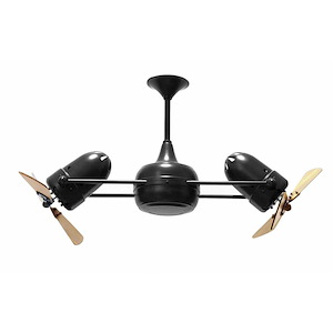 Duplo-Dinamico - 6 Blade Ceiling Fan In Contemporary and Transitional Style-9 Inches Tall and 39 Inches Wide