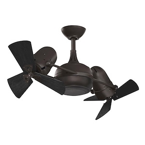 Dagny Rotational Ceiling Fan in Contemporary and Transitional Style 14 Inches Tall and 40 Inches Wide