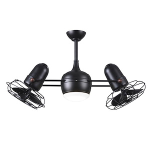 Dagny LK - Rotational Ceiling Fan with LED Light Kit in Contemporary Style 14 Inches Tall and 40 Inches Wide - 1020218