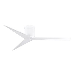 Eliza-H - Flush Mount Ceiling Fan in Contemporary and Transitional Style 10 Inches Tall and 56 Inches Wide