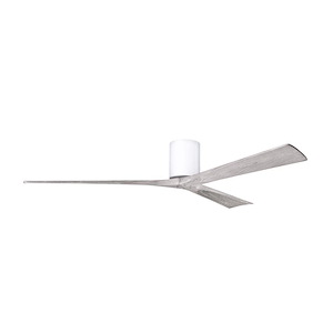 Irene-3H - 3 Blade Flush Mount Paddle Fan-10 Inches Tall and 72 Inches Wide - 1344140