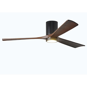 Irene-3HLK Three Blade Flush Mount Ceiling Fan with Integrated LED in Rustic Style 60 Inches Wide - 543270