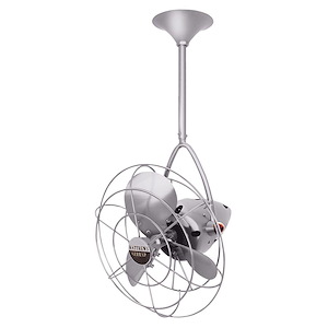Jarold Direcional 3-Blade Damp Rated Ceiling Fan In Contemporary and Transitional Style-13 Inches Tall and 13 Inches Wide - 1151978