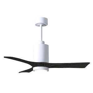 Patricia-3 Three Blade Ceiling Fan with LED Light Kit in Contemporary Style 42 Inches Wide - 543262