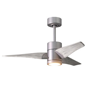 Super Janet 3-Blade 42 Inch Ceiling Fan with Light Kit In Contemporary and Transitional Style